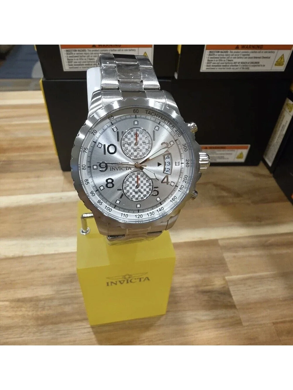 Invicta Specialty Men's Watch - 47mm 69791 Stainless W/Silver Dial New